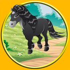 beautiful horses for kids icon