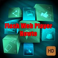 Flash web player howto poster