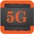 5G Speed Up Internet 아이콘