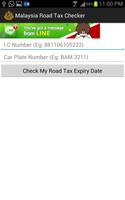 Malaysia Road Tax Checker screenshot 1