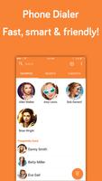 Phone dialer-dialer and contacts Affiche