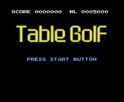 Table Golf Affiche