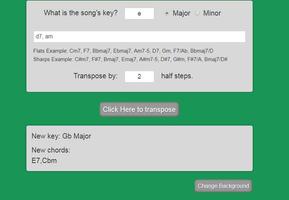 Chord Transposer ♪ - Music Key chord changer 스크린샷 2