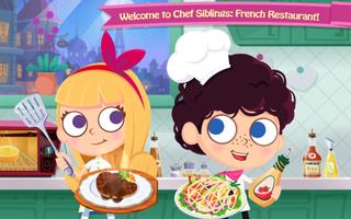 Chef Sibling French Restaurant Affiche