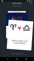 Libra love horoscope постер