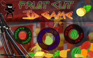 Fruit Cut 3d Game plakat