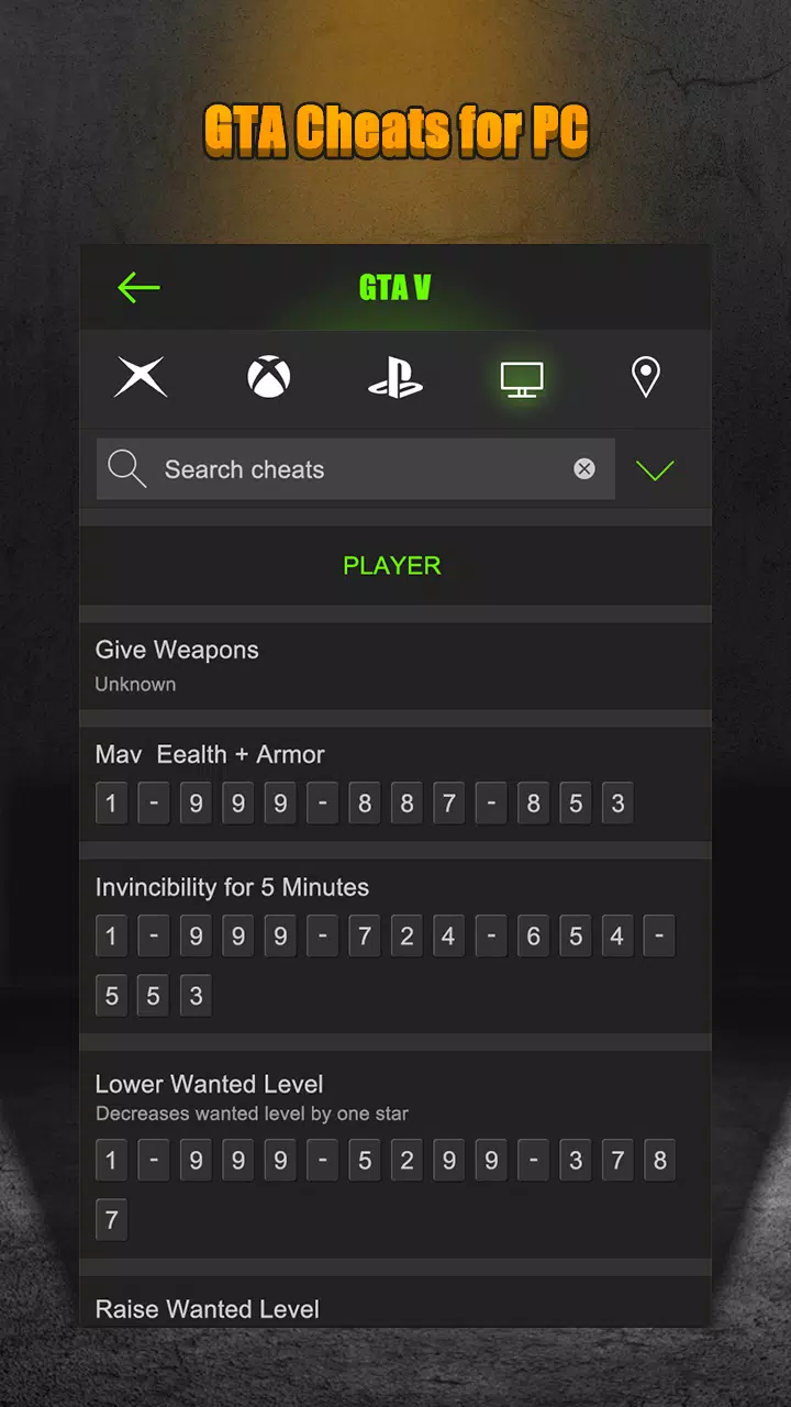 Códigos para GTA 5 para Xbox e Playstation (Cheats GTA V) - Rotina Digital
