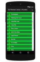 Ed Sheeran Letras e Acordes capture d'écran 1