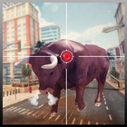 Bull Attack game: Bull shooting 2019 아이콘