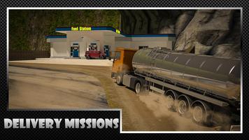 Offroad Oil Tanker truck drive:Hill truck drive capture d'écran 3