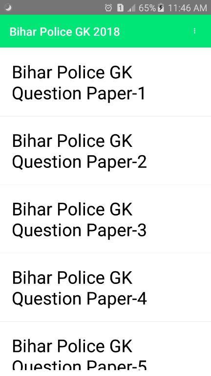Bihar Police Gk In Hindi 2018 For Android Apk Download