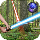 Laserschwert Fotomontage Foto APK