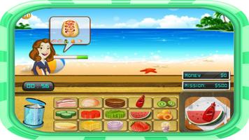 Beach Restaurant - Wold chef Cooking Dash Game ảnh chụp màn hình 3