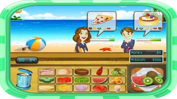 Beach Restaurant - Wold chef Cooking Dash Game ảnh chụp màn hình 1