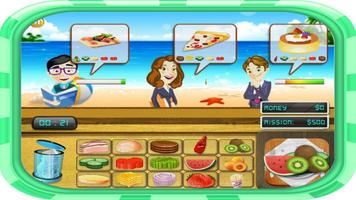 Beach Restaurant - Wold chef Cooking Dash Game ảnh chụp màn hình 2