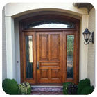 آیکون‌ Wooden Front Door Design