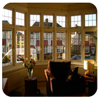 Wooden Window Design আইকন