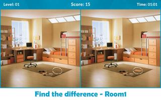 Find the Differences - Room Affiche