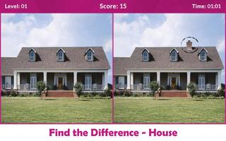 Find the Differences - Houses Affiche