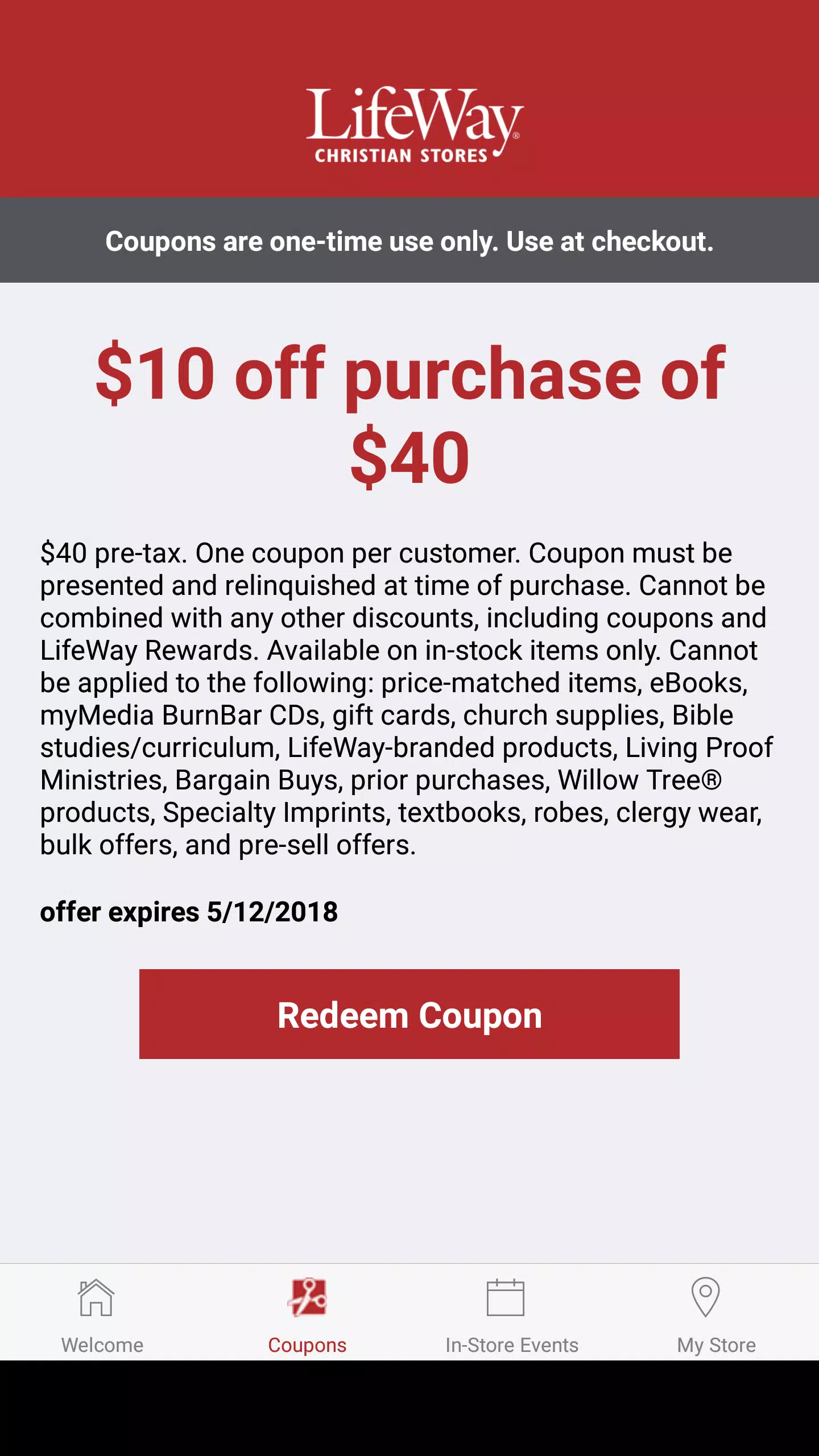 Lifeway Christian Stores Coupons
