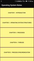 Operating System Notes Plakat
