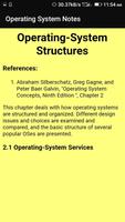 برنامه‌نما Operating System Notes عکس از صفحه