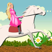 White Horse Ride for Barbie