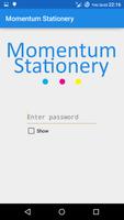 Poster Momentum Stationery