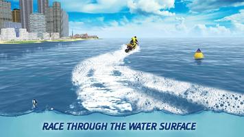 Water Bike Surfing Race: Miami Beach Stunts Ride capture d'écran 1