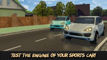 Super Luxury Car Racing 3D اسکرین شاٹ 1