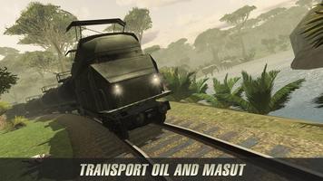 Oil Train Driving Simulator imagem de tela 1
