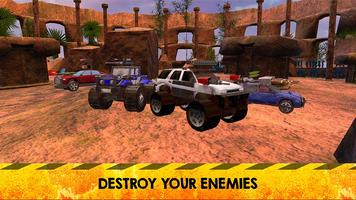 Shooting Car Race: Overload Online Car Battle 截图 1