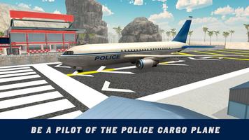 Police Plane Flight Simulator Affiche