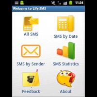 Life SMS الملصق