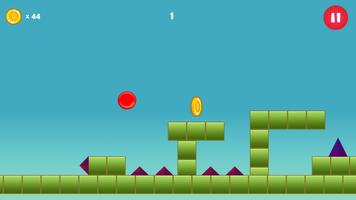 2 Schermata Red Ball Jumping Bounce