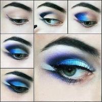 Eyes Makeup Step by Step Affiche