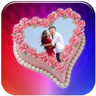 ikon Couple Photo on Cake