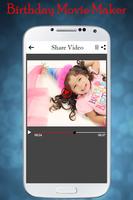 Birthday Movie Maker اسکرین شاٹ 2