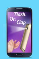 Flash on Clap - Clap to Flash Light on off โปสเตอร์