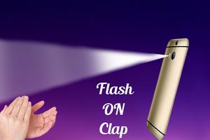 Flash on Clap - Clap to Flash Light on off ภาพหน้าจอ 1