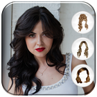 Woman Hairstyle Photo Editor icône