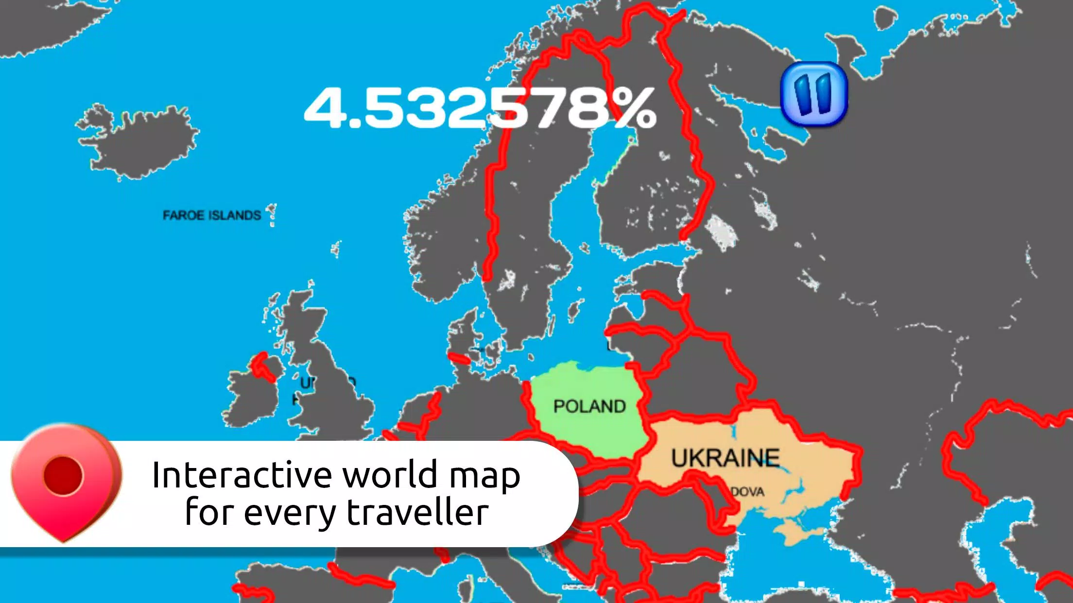 Interactive Visited Countries Map Visited Countries Map For Android - Apk Download