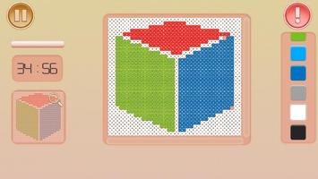 Cross Stitching Puzzle: Mosaic capture d'écran 1
