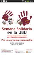 Semana Solidaria UBU постер
