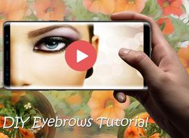 Eyebrows Tutorial Video Styles Pencil Drawing الملصق