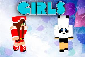 Girls Skins for Minecraft 포스터