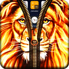 Lion Zipper Lock Screen иконка