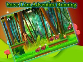 Brave Lion Adventures Running captura de pantalla 1