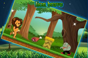 Brave Lion Adventures Running captura de pantalla 2