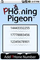 Phoning Pigeon Affiche
